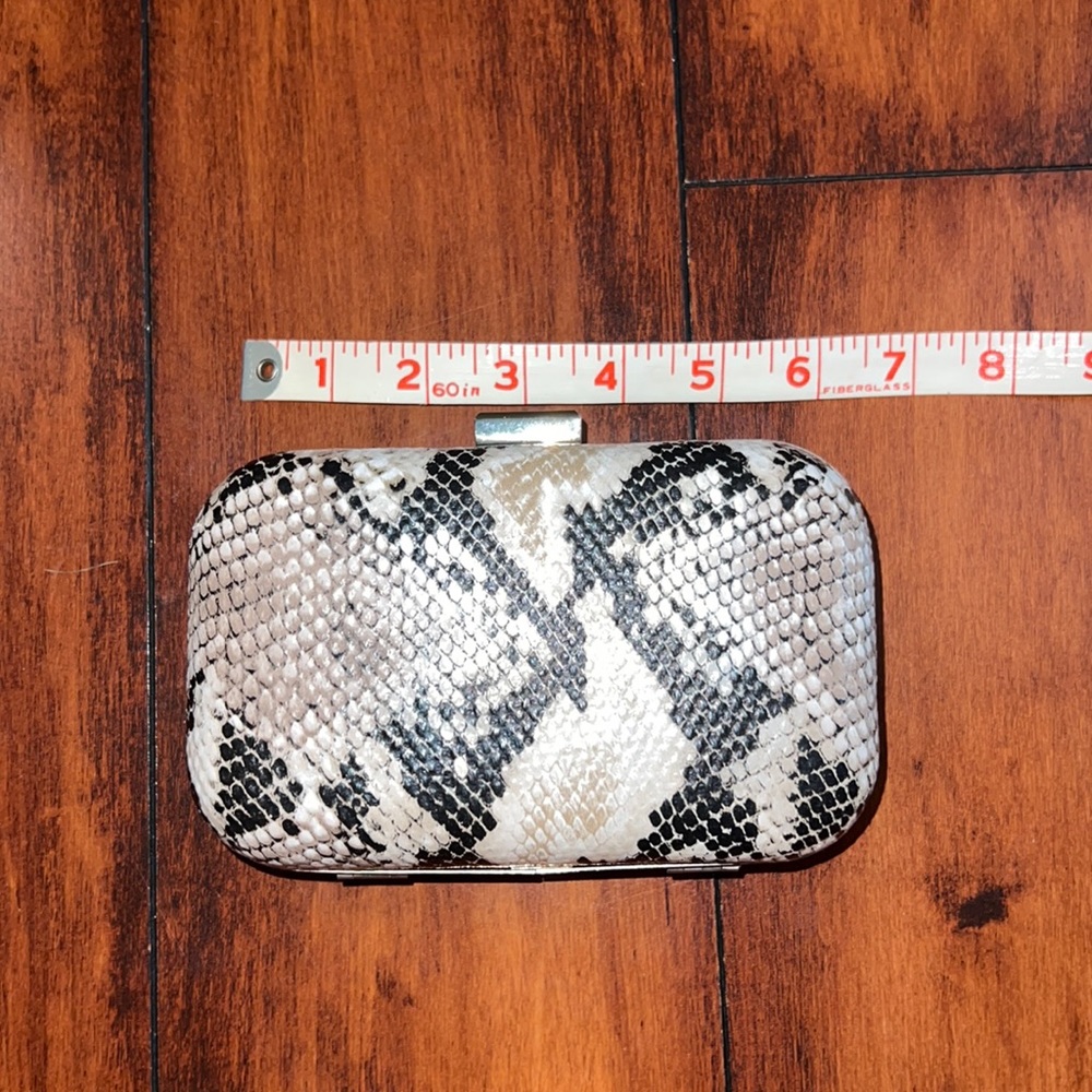 Style&co. Faux snakeskin clutch